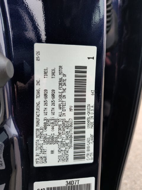 New 2026 Toyota Sequoia Platinum AWD/4WD image 35