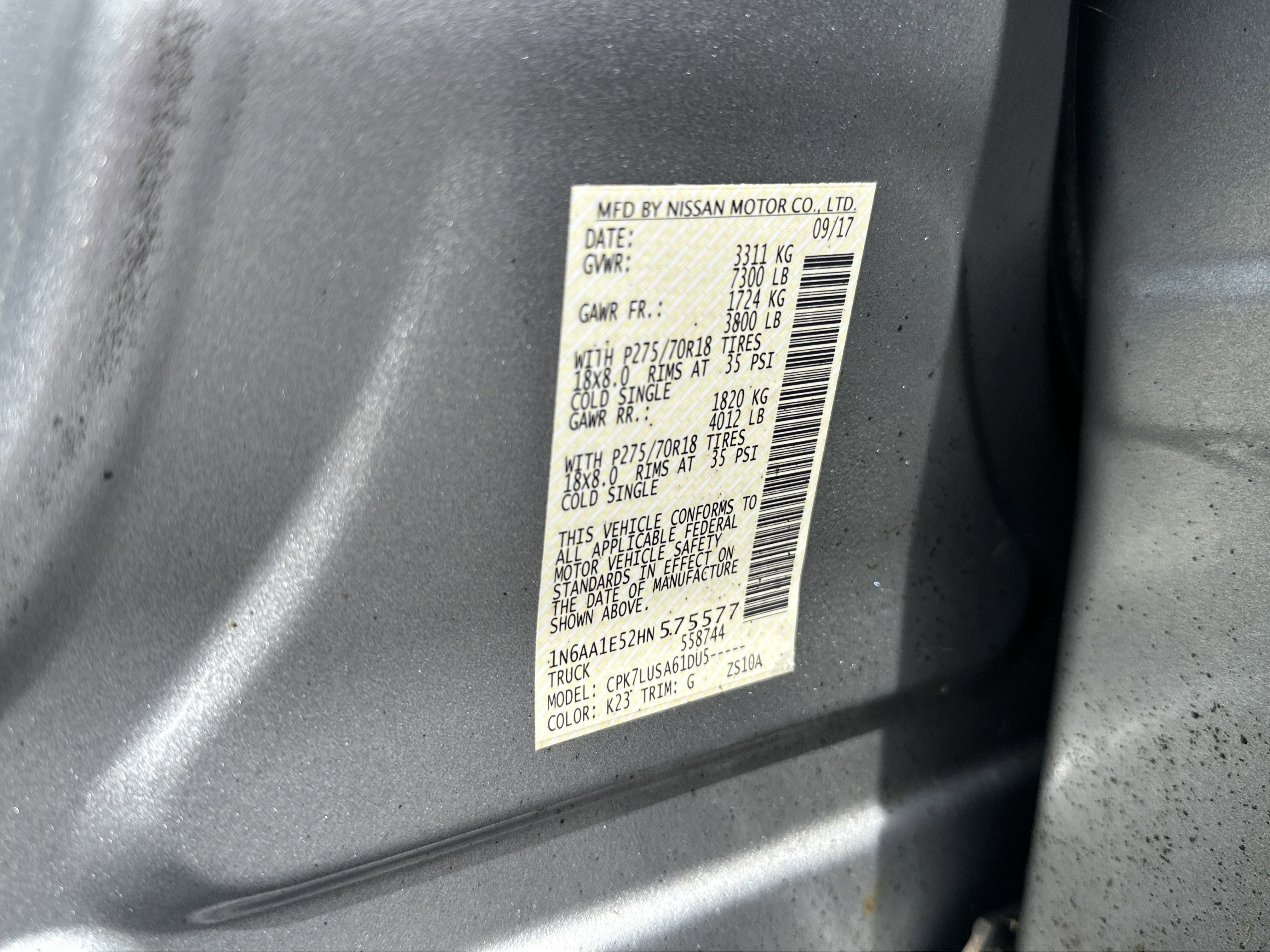 Used 2017 Nissan Titan PRO-4X image 43