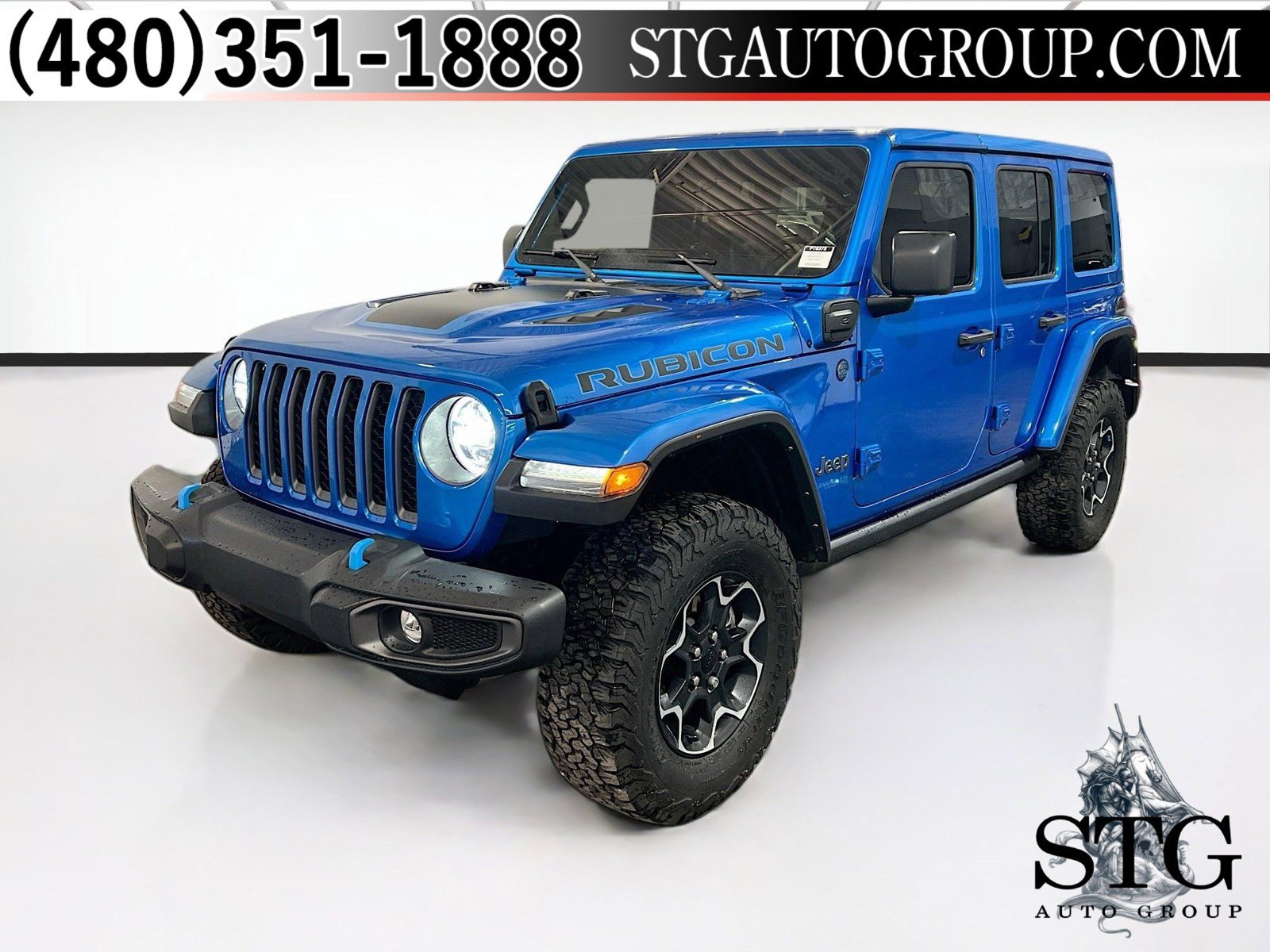 Used 2022 Jeep Wrangler Unlimited Rubicon 4xe w/ Cold Weather Group AWD/4WD image 1