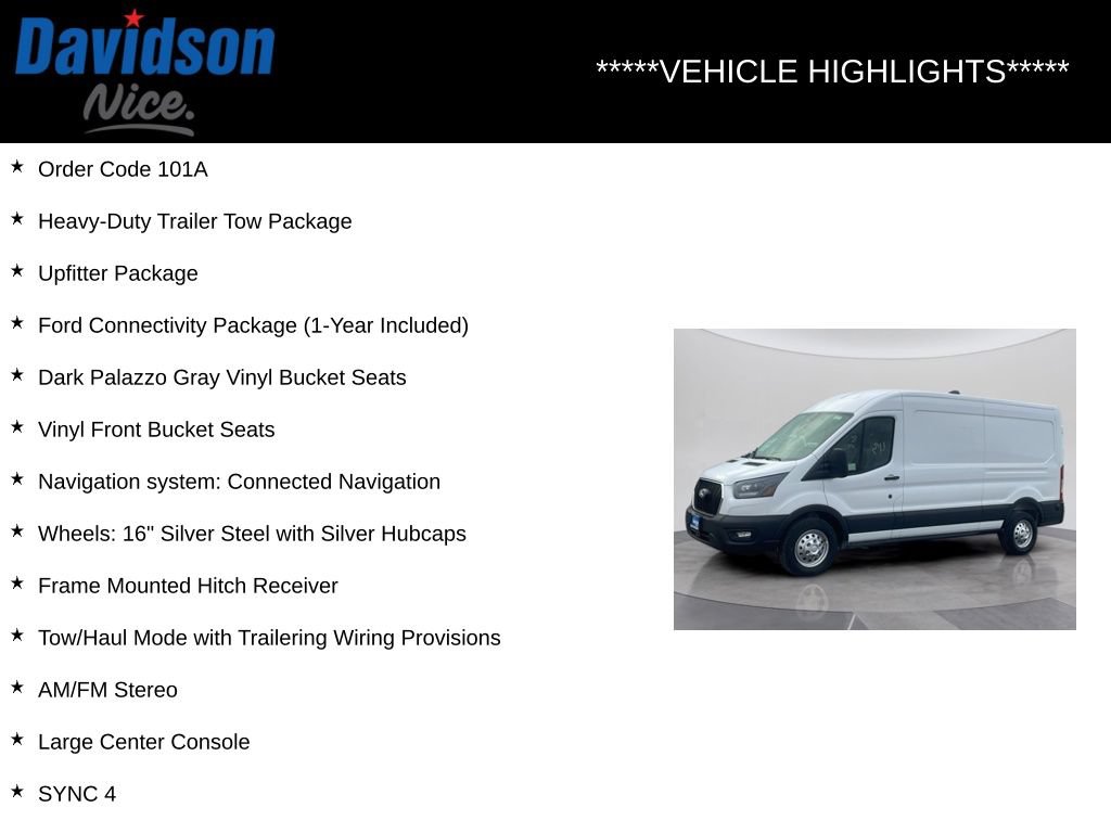 New 2026 Ford Transit 250 148 Medium Roof Extended AWD w/ Upfitter Package image 4