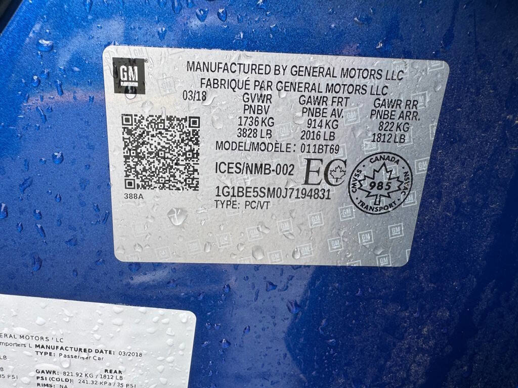 Used 2018 Chevrolet Cruze LT image 20