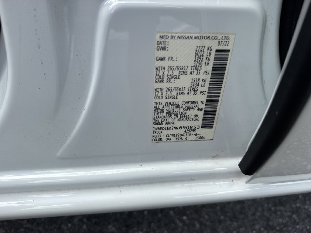Used 2022 Nissan Frontier SV AWD/4WD image 59