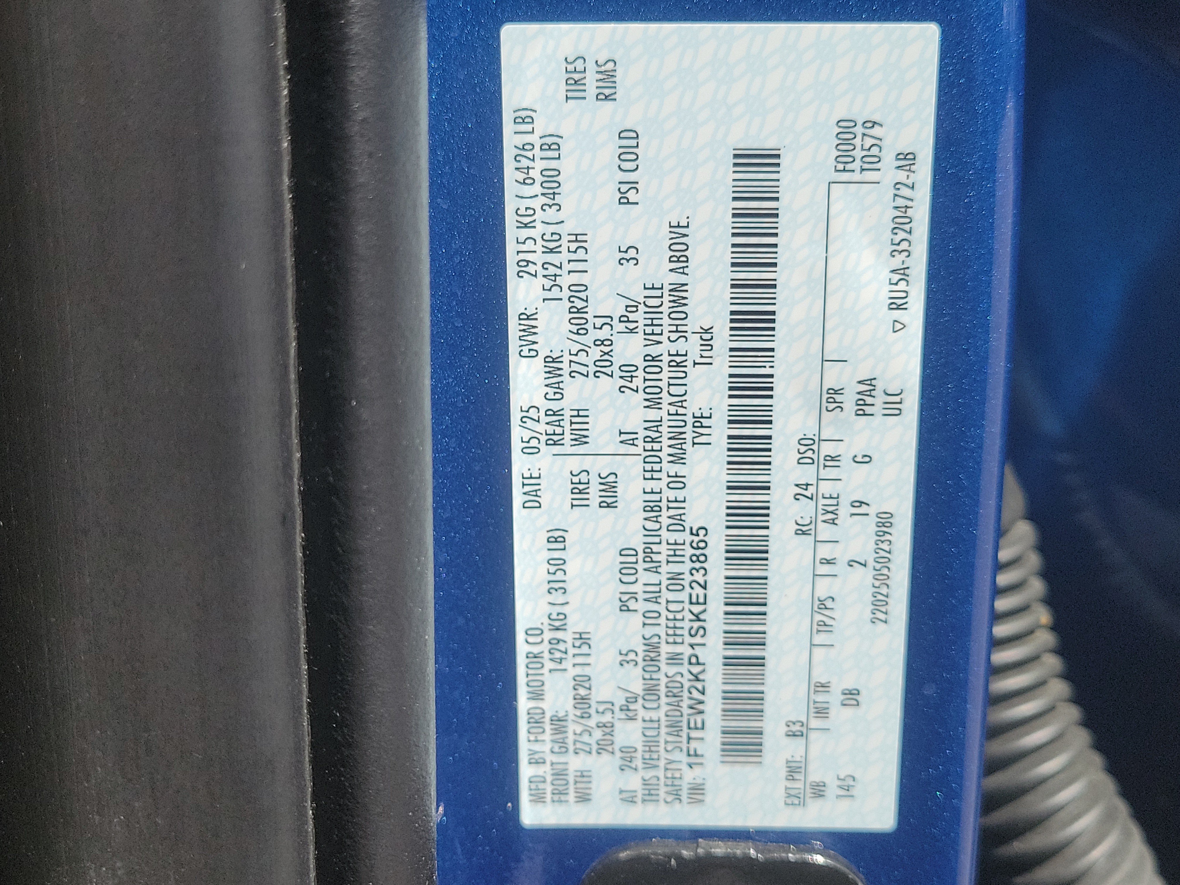 Used 2025 Ford F150 STX w/ Equipment Group 200A RWD image 32