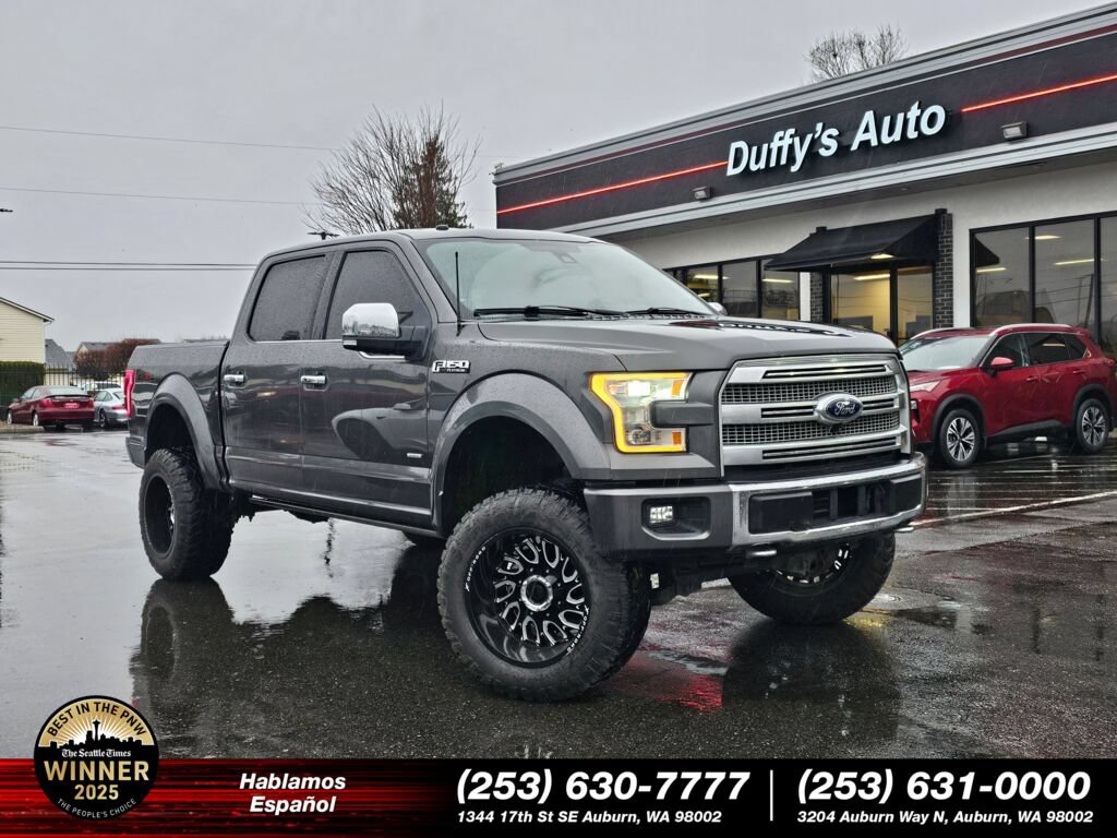 Used 2017 Ford F150 Platinum w/ Technology Package AWD/4WD image 1
