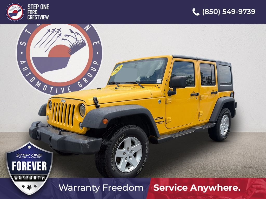 Used 2015 Jeep Wrangler Unlimited Sport w/ Quick Order Package 24S AWD/4WD image 1