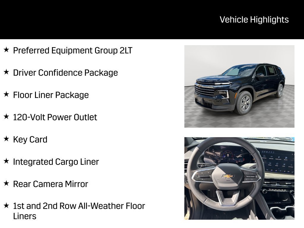 New 2027 Chevrolet Traverse LT w/ Driver Confidence Package AWD/4WD image 7