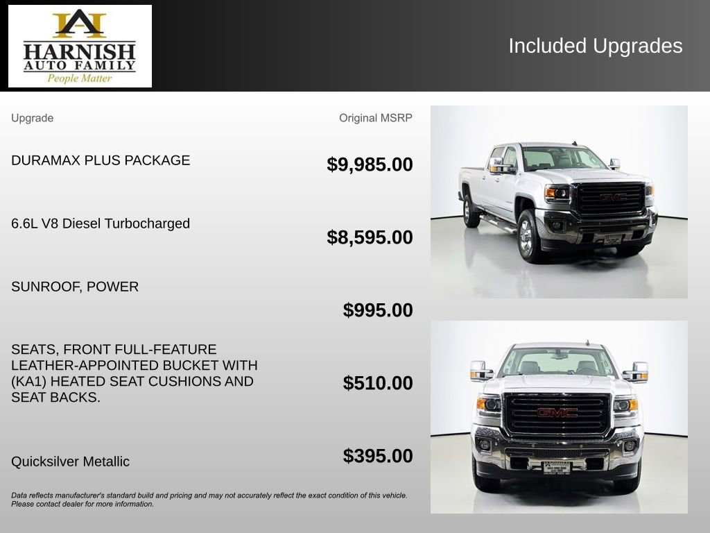 Used 2016 GMC Sierra 3500 SLT w/ Duramax Plus Package video 4