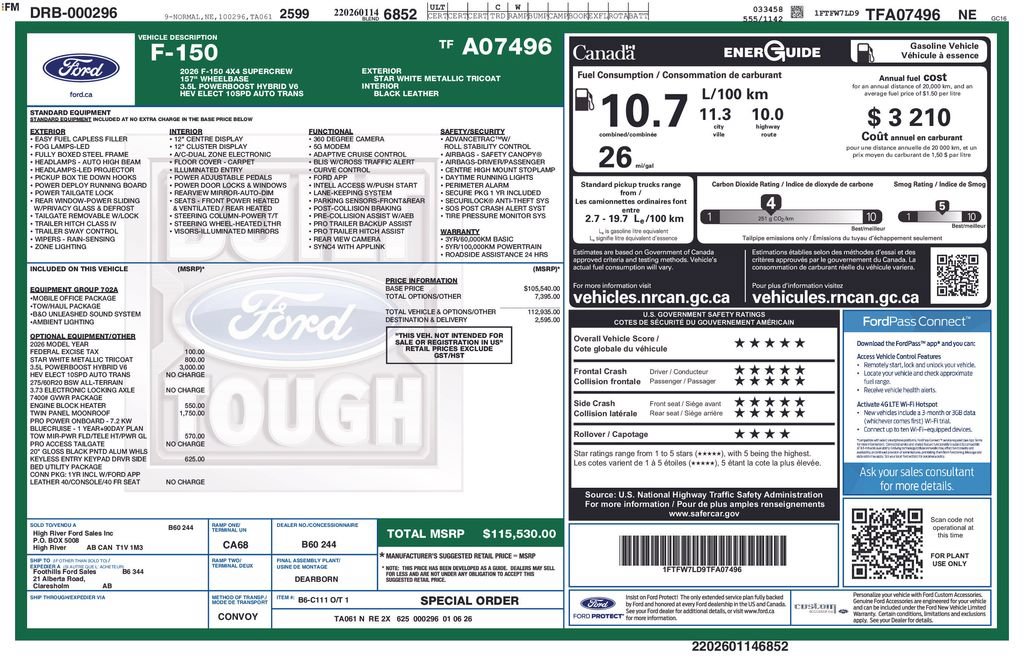 Certified 2026 Ford F150 Platinum AWD/4WD image 52