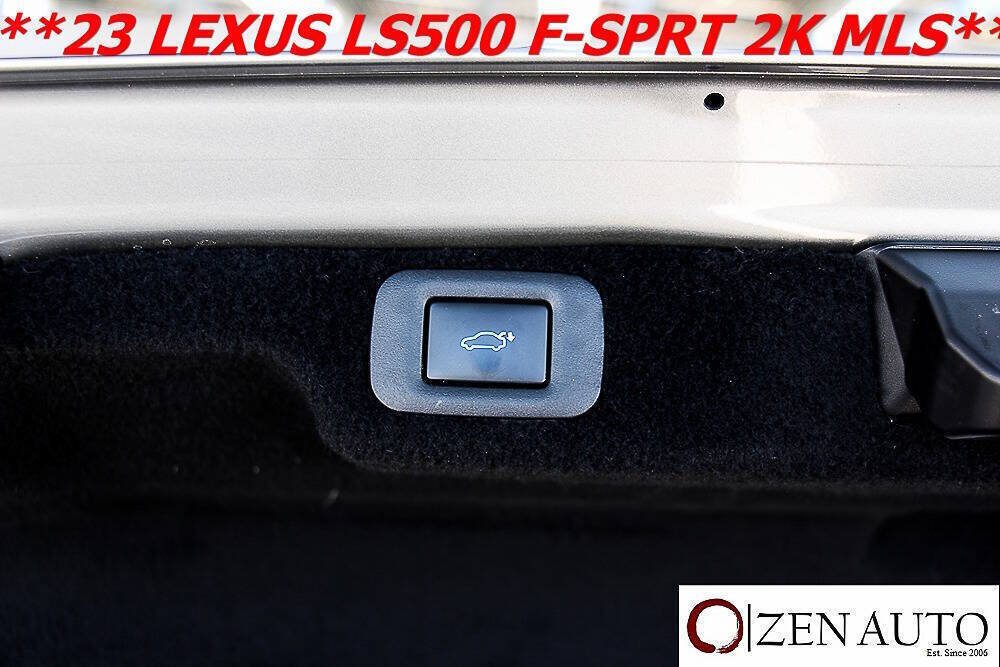 Used 2023 Lexus LS 500 F Sport w/ Cold Weather Package (CK) RWD image 40