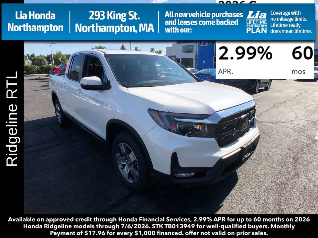 New 2026 Honda Ridgeline RTL image 1