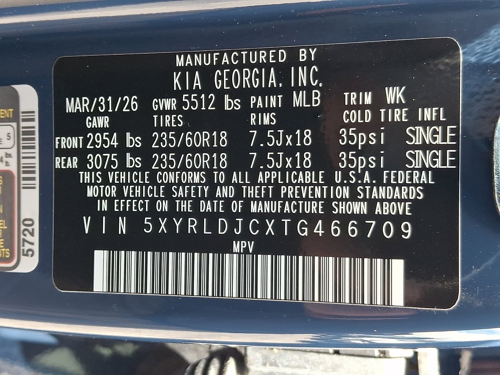 New 2026 Kia Sorento S w/ S Panoramic Sunroof Package AWD/4WD image 17