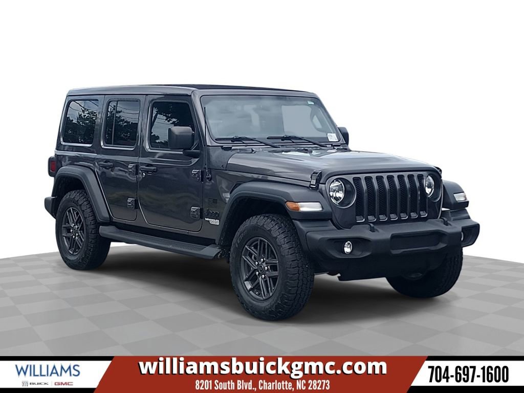 Used 2021 Jeep Wrangler Unlimited Sport w/ Sun And Sound Package AWD/4WD video 1