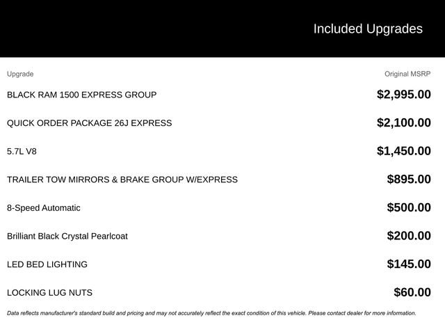 Used 2018 RAM 1500 Express w/ Black Ram 1500 Express Group image 3