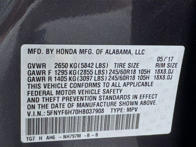 Used 2017 Honda Pilot EX-L image 21