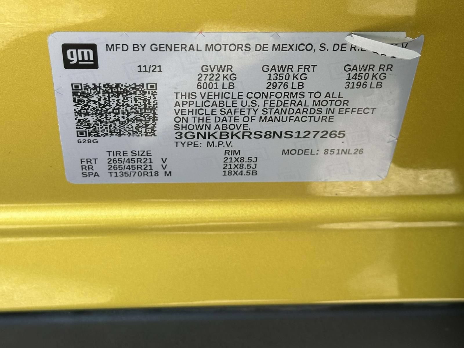 Certified 2022 Chevrolet Blazer RS w/ Enhanced Convenience Package AWD/4WD image 31