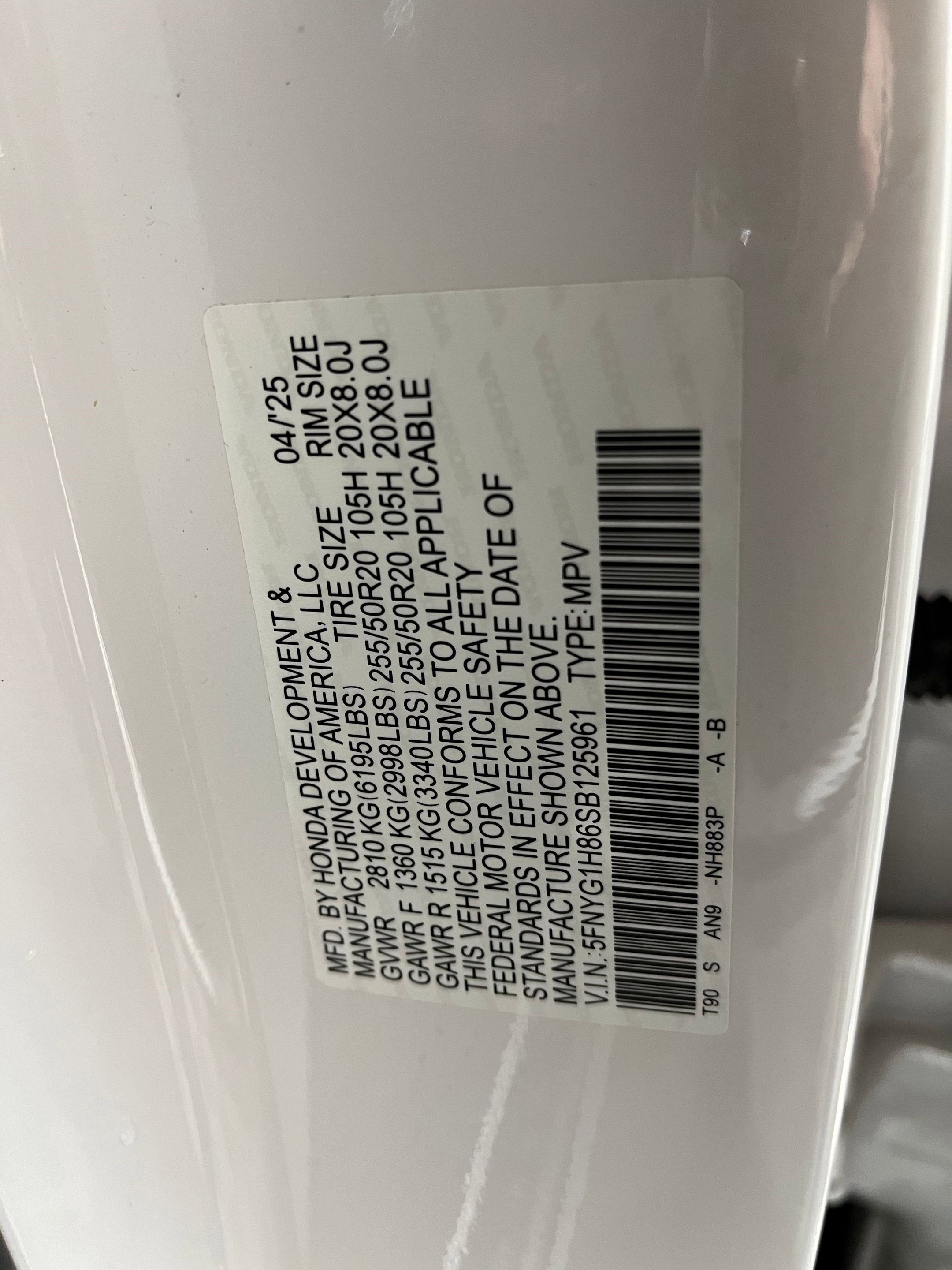 Certified 2025 Honda Pilot Elite image 16