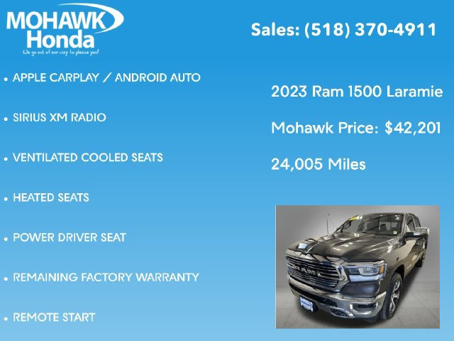Used 2023 RAM 1500 Laramie AWD/4WD image 14