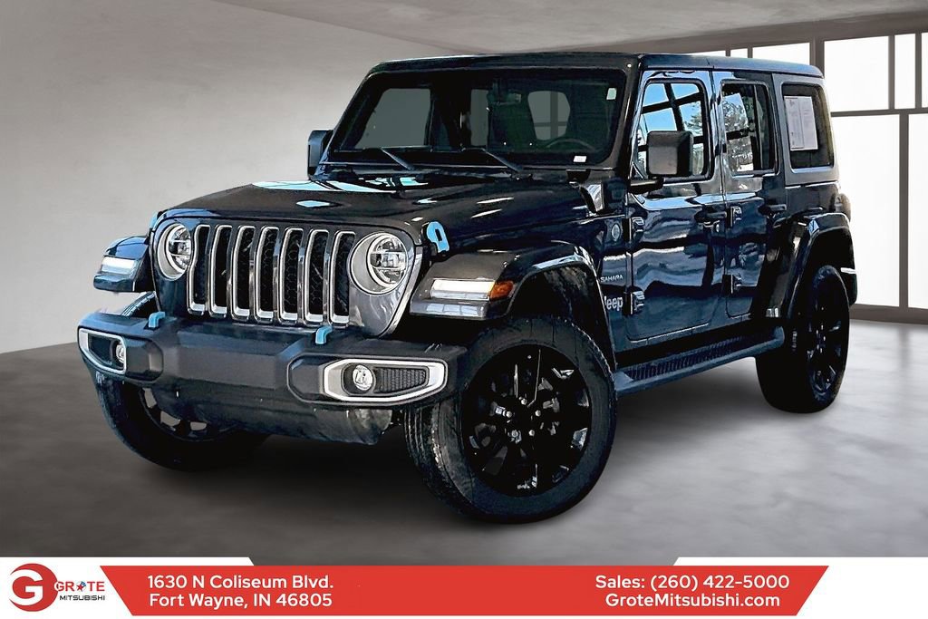 Used 2021 Jeep Wrangler Unlimited Sahara 4xe w/ Cold Weather Group image 1