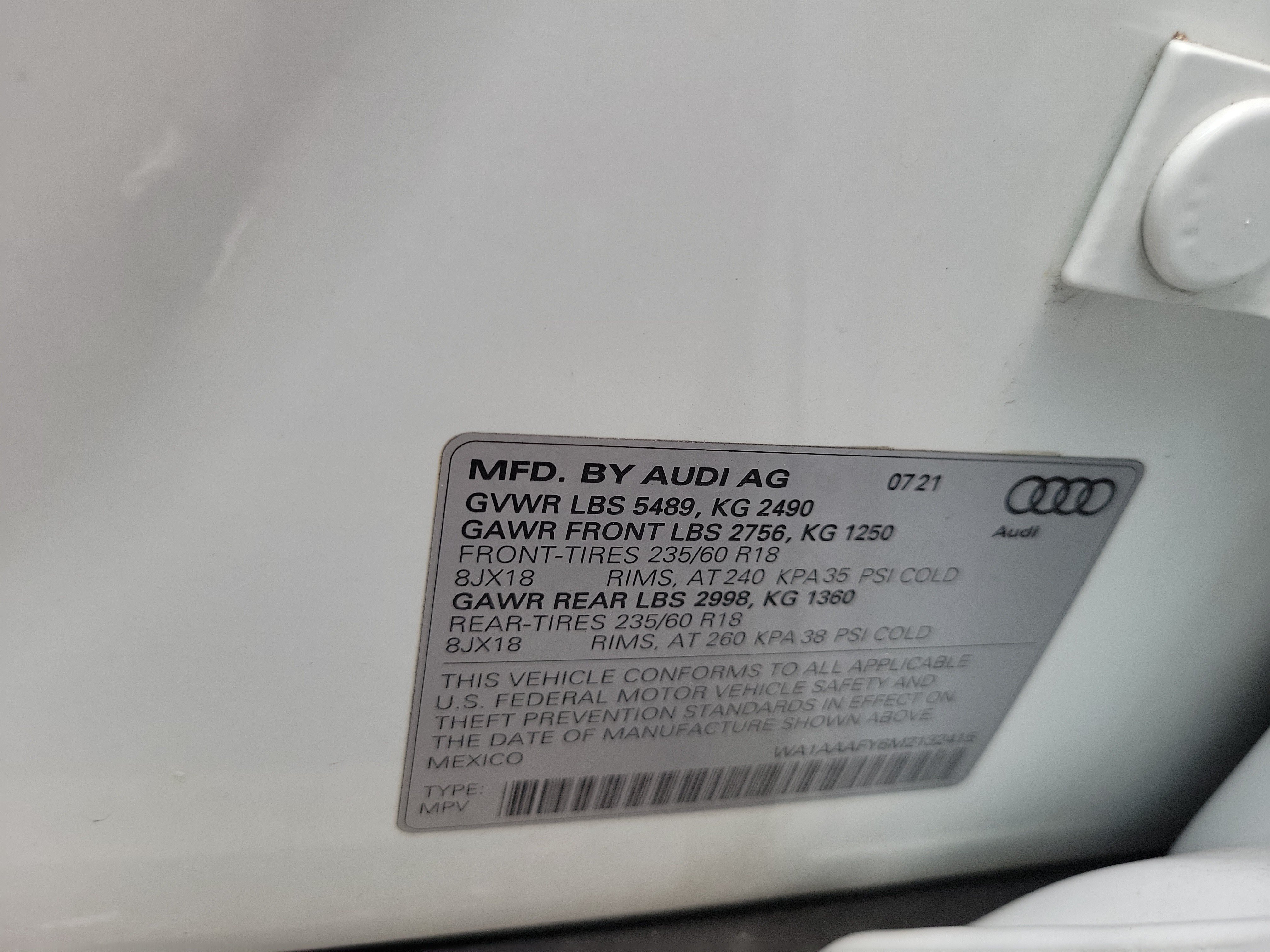 Used 2021 Audi Q5 2.0T Premium w/ Convenience Package AWD/4WD image 31