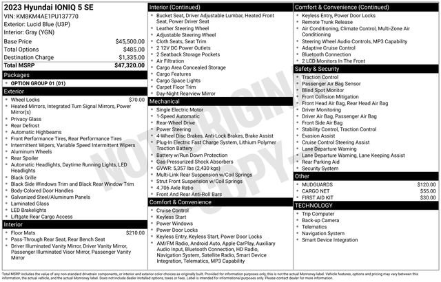 Used 2023 Hyundai Ioniq 5 SE image 38