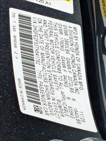 New 2026 Honda Civic Sport image 16