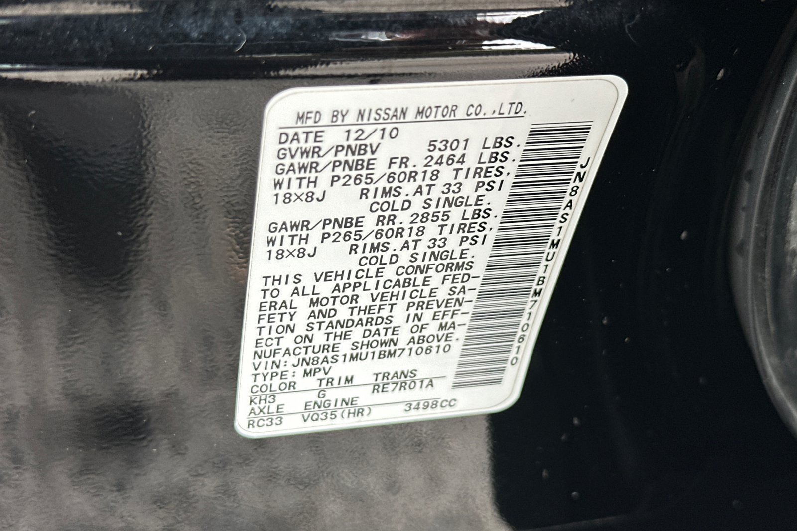 Used 2011 INFINITI FX35 2WD w/ Premium Pkg image 38