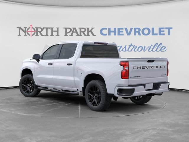 New 2026 Chevrolet Silverado 1500 Custom w/ Turbomax Blackout Package RWD image 3