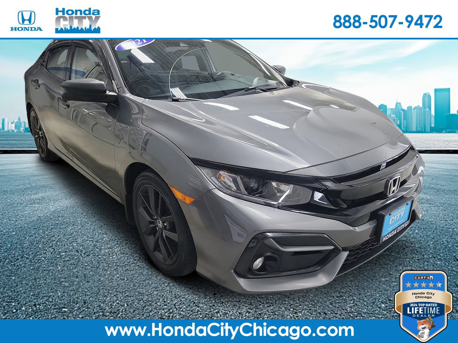 Used 2021 Honda Civic EX image 1
