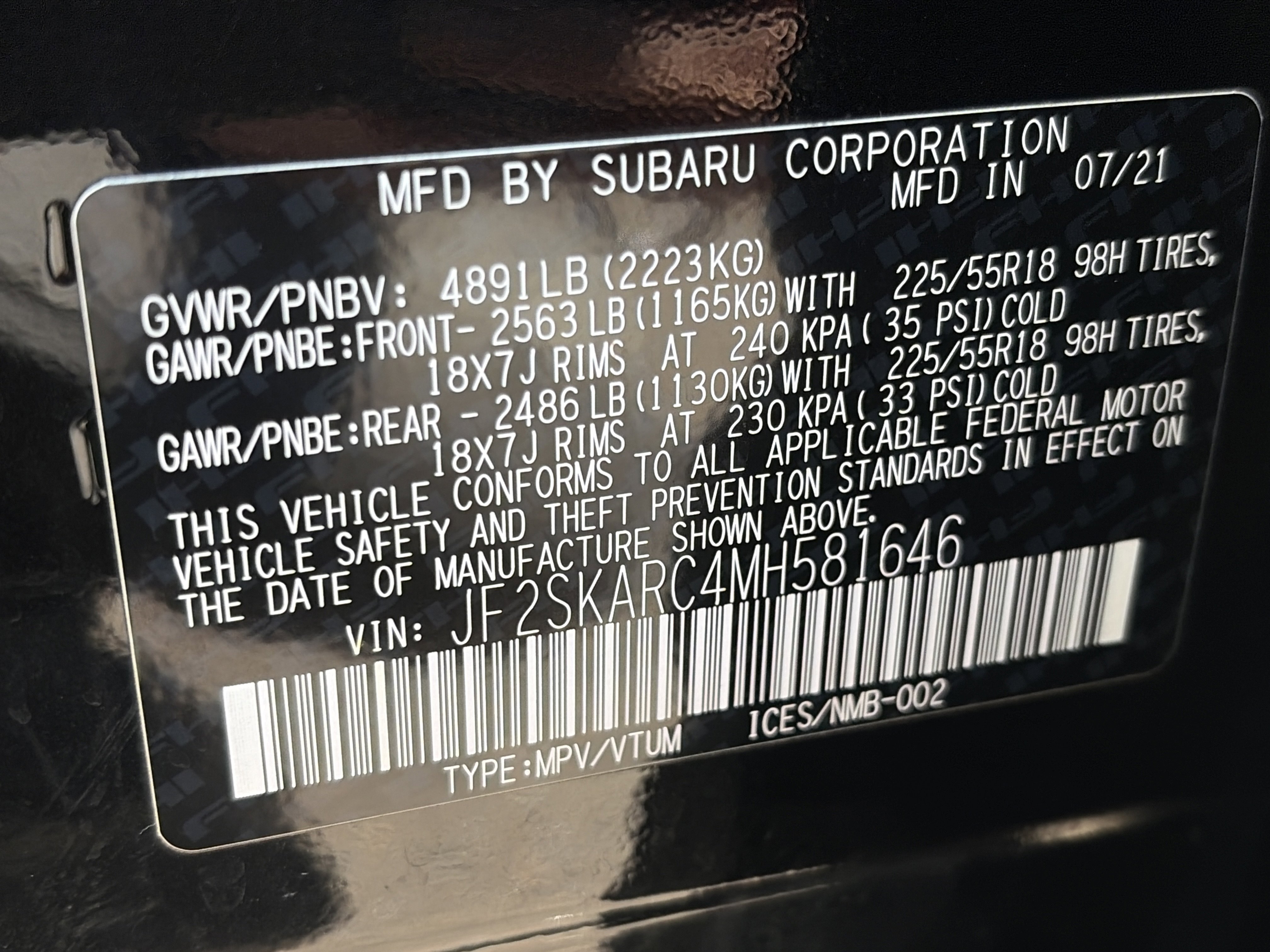 Used 2021 Subaru Forester Sport w/ Popular Package #2 AWD/4WD image 35