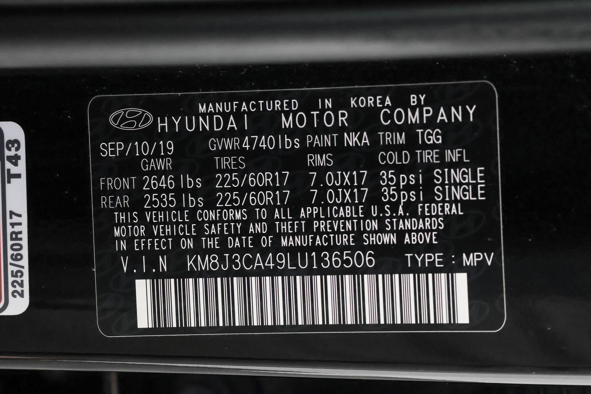 Used 2020 Hyundai Tucson Value AWD/4WD image 49