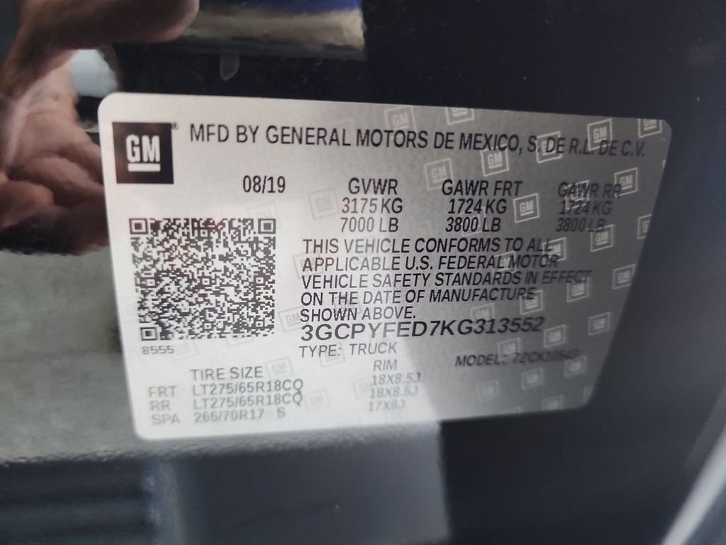 Certified 2019 Chevrolet Silverado 1500 LT Trail Boss AWD/4WD image 33