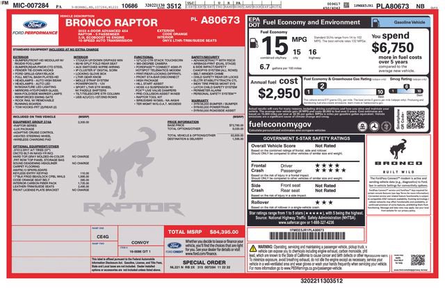 Used 2023 Ford Bronco Raptor image 15