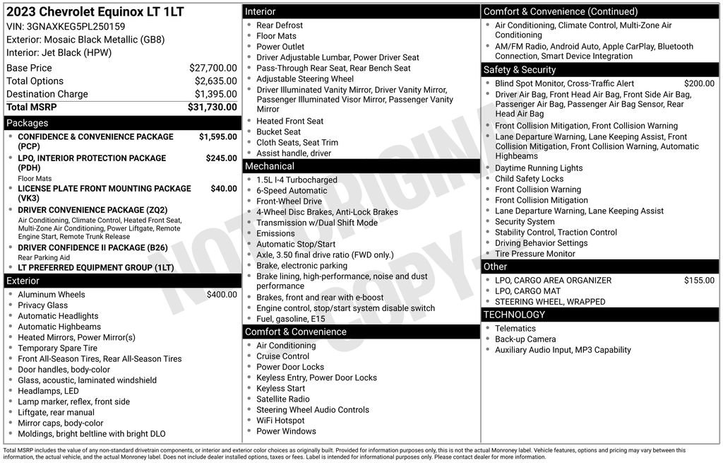 Used 2023 Chevrolet Equinox LT image 28