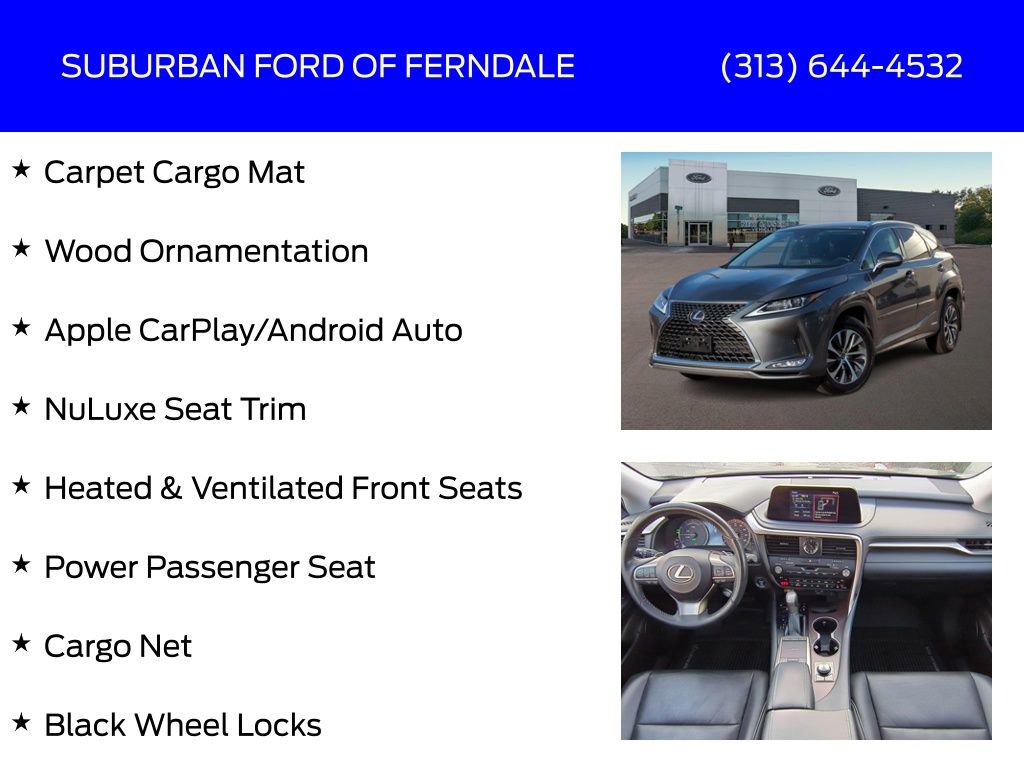 Used 2022 Lexus RX 450h AWD w/ Premium Package image 16