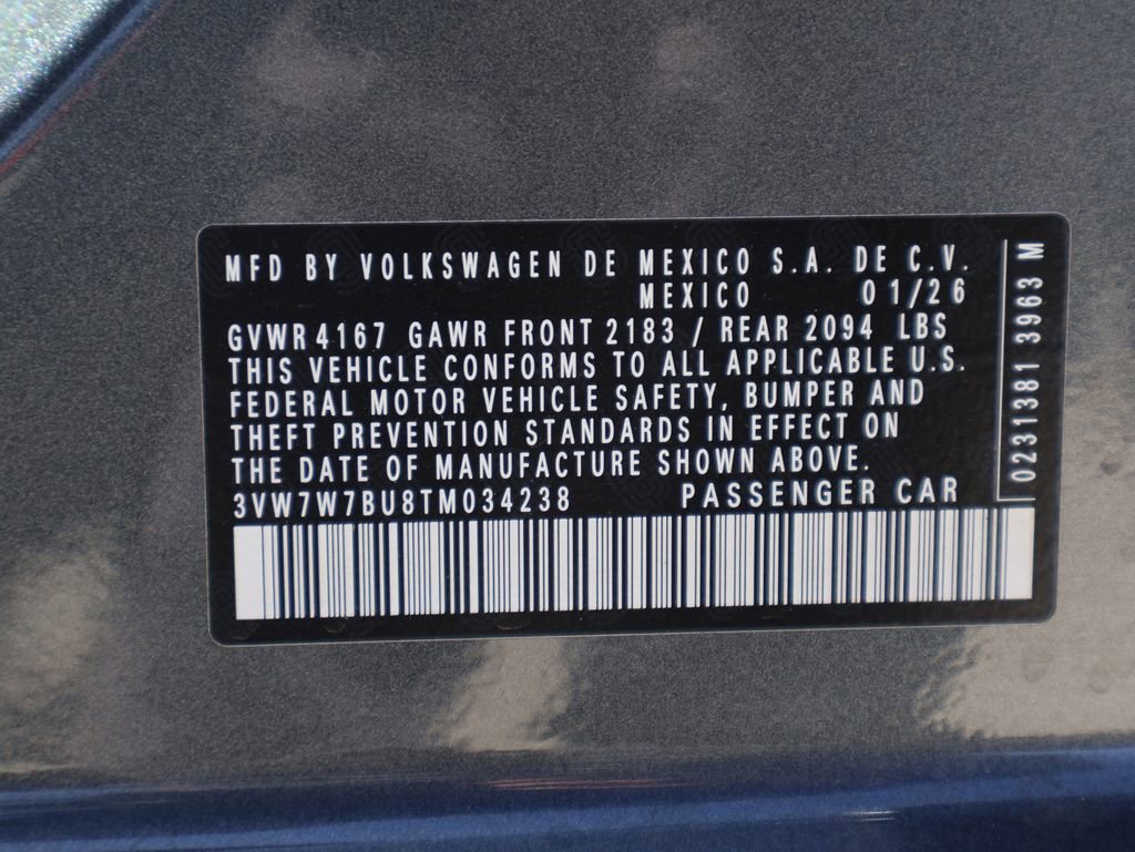 New 2026 Volkswagen Jetta SE FWD image 43