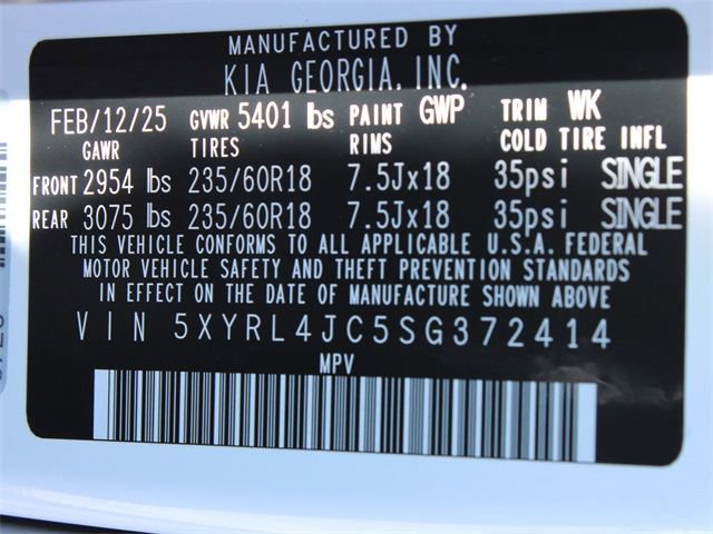 New 2025 Kia Sorento S w/ Panoramic Sunroof Package image 22