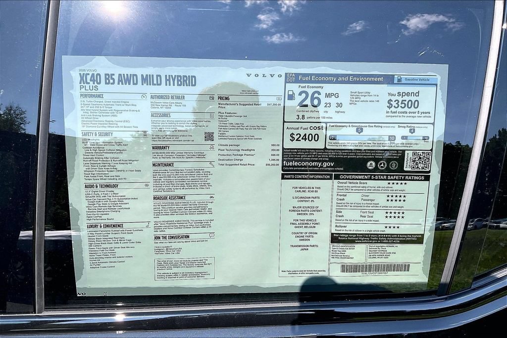 New 2026 Volvo XC40 B5 Plus w/ Protection Package Premier AWD/4WD image 13