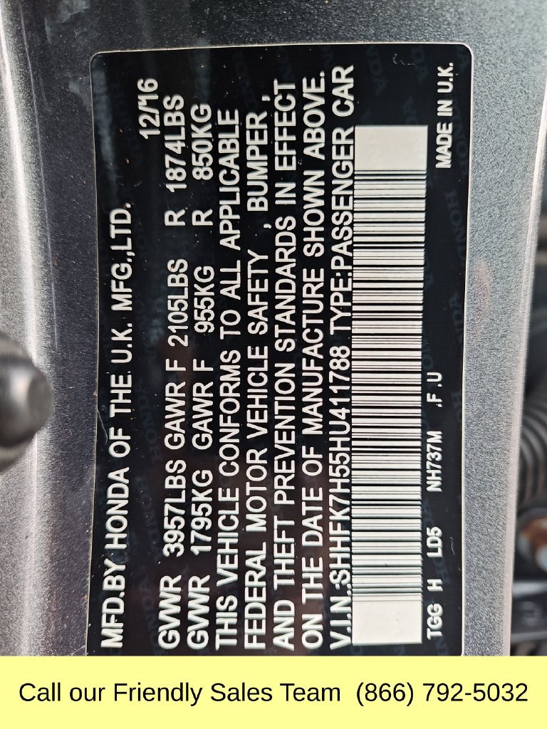 Used 2017 Honda Civic EX image 27