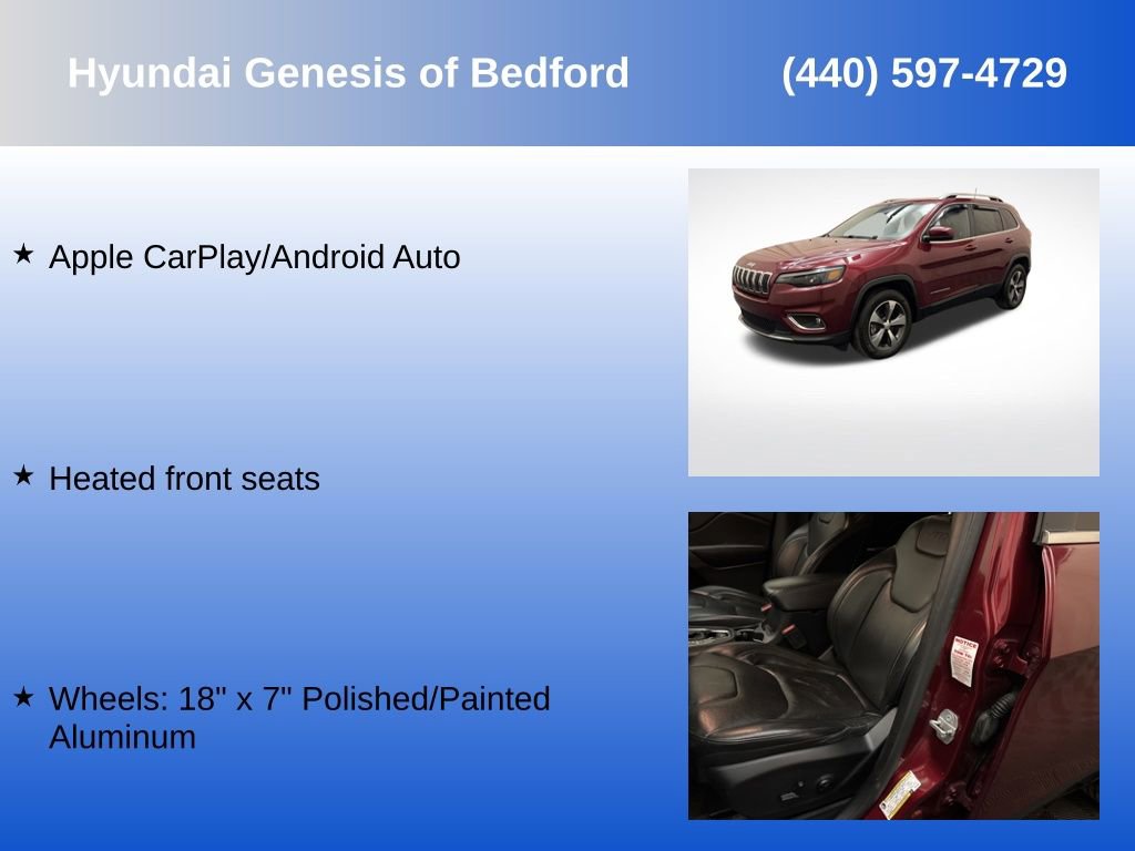 Used 2019 Jeep Cherokee Limited AWD/4WD image 14