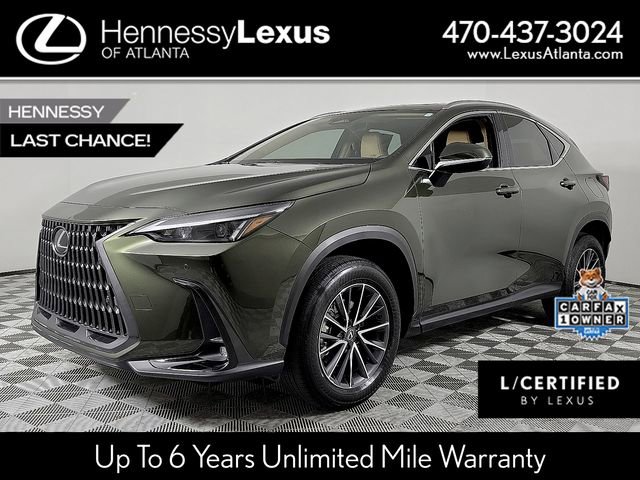 Certified 2025 Lexus NX 250 FWD w/ Premium Package