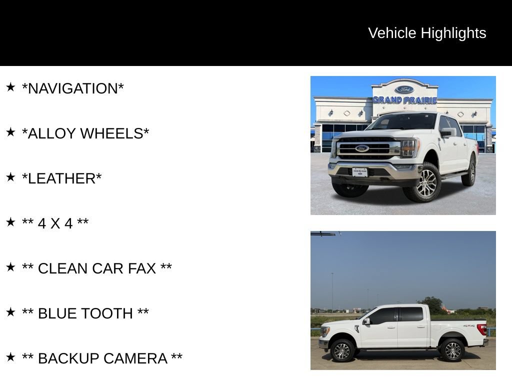 Used 2021 Ford F150 Lariat AWD/4WD image 4