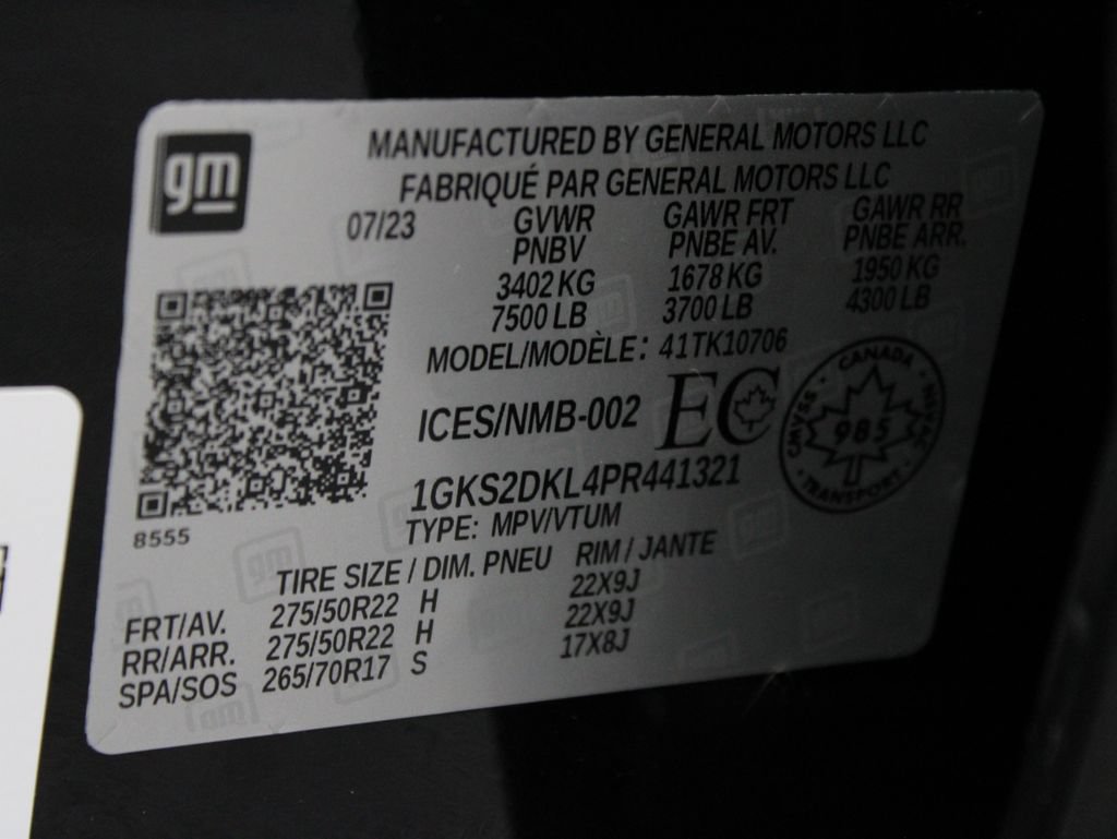 Used 2023 GMC Yukon Denali w/ LPO, Floor Liner Package AWD/4WD image 78