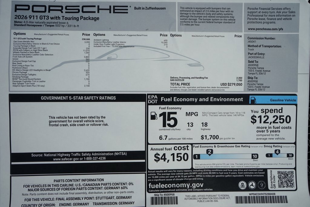 Used 2026 Porsche 911 GT3 image 37