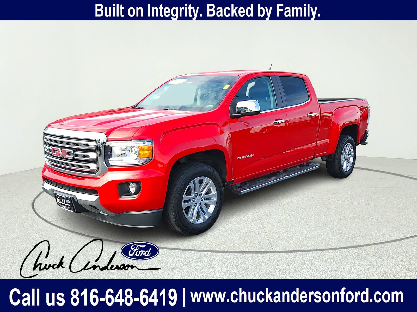 Used 2017 GMC Canyon SLT w/ Trailering Package AWD/4WD image 2