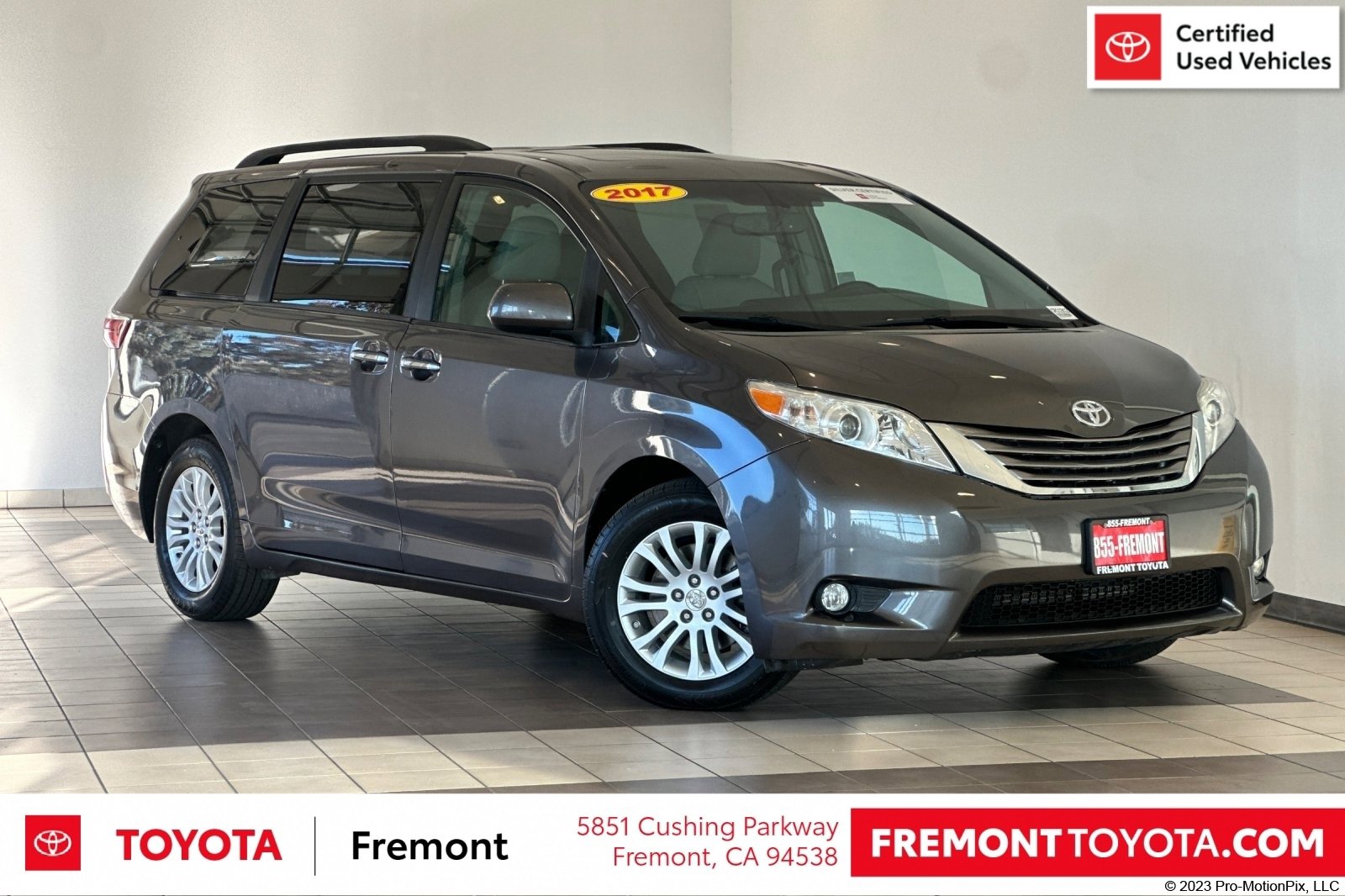 Certified 2017 Toyota Sienna XLE