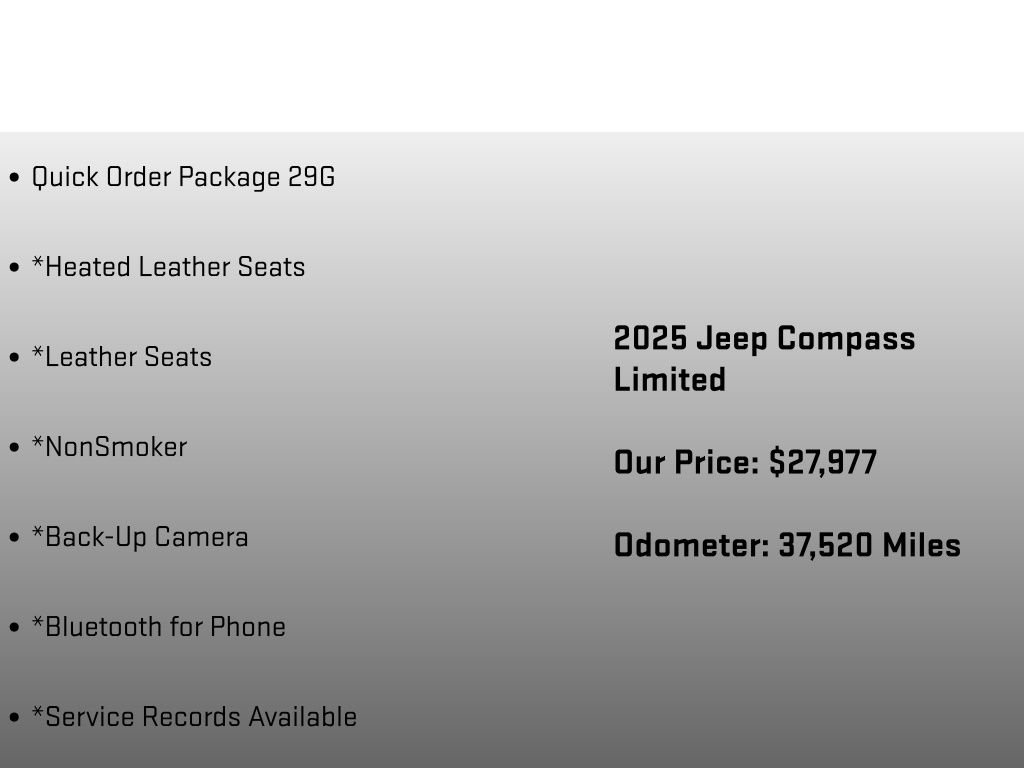 Used 2025 Jeep Compass Limited image 6