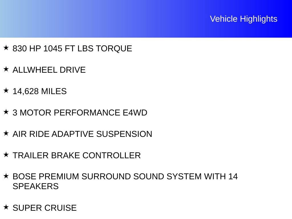 Used 2025 GMC Hummer EV 3X w/ LPO, Dark Essentials Package AWD/4WD image 7