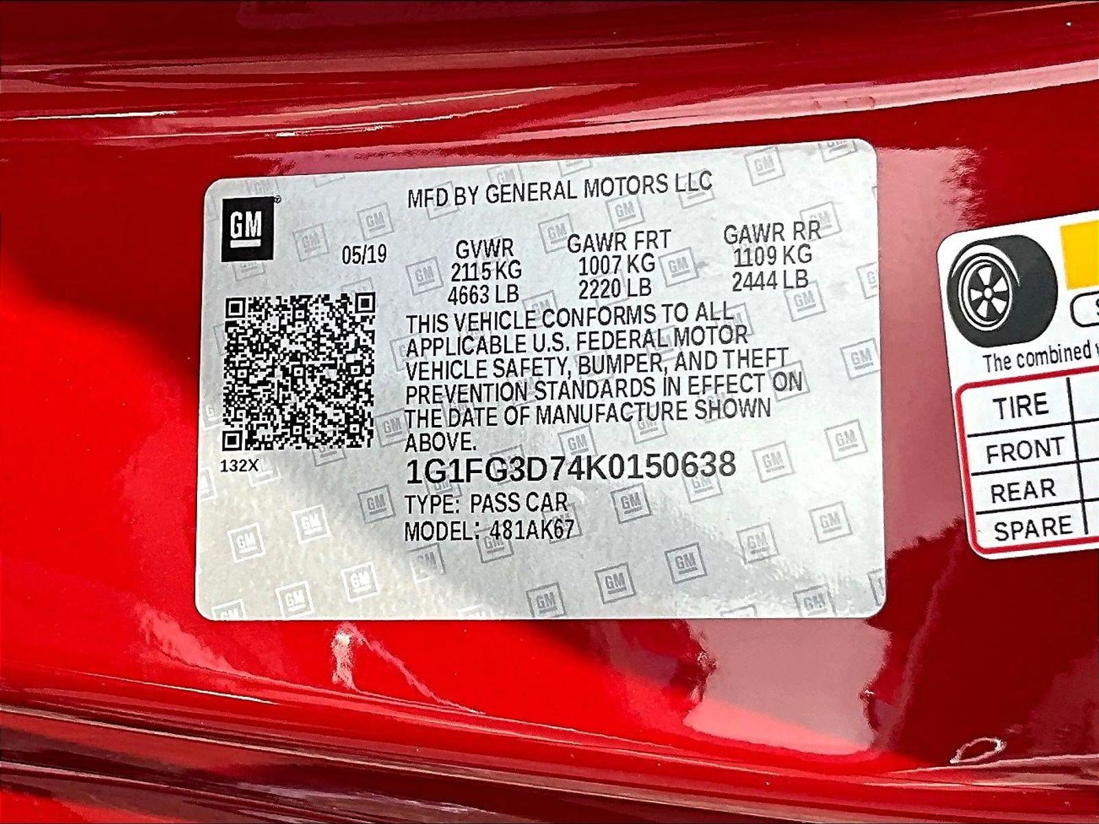 Used 2019 Chevrolet Camaro SS RWD image 16