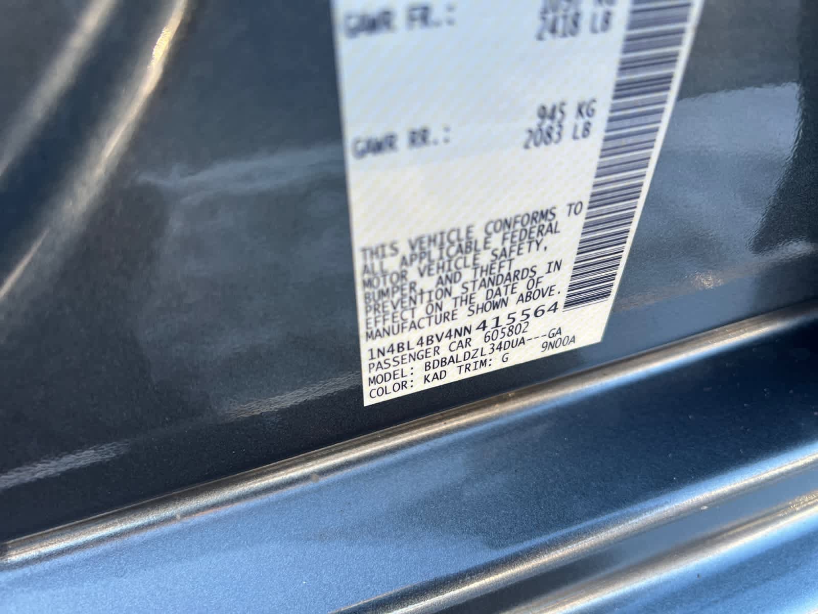 Certified 2022 Nissan Altima 2.5 S w/ Driver Assist Package FWD image 17