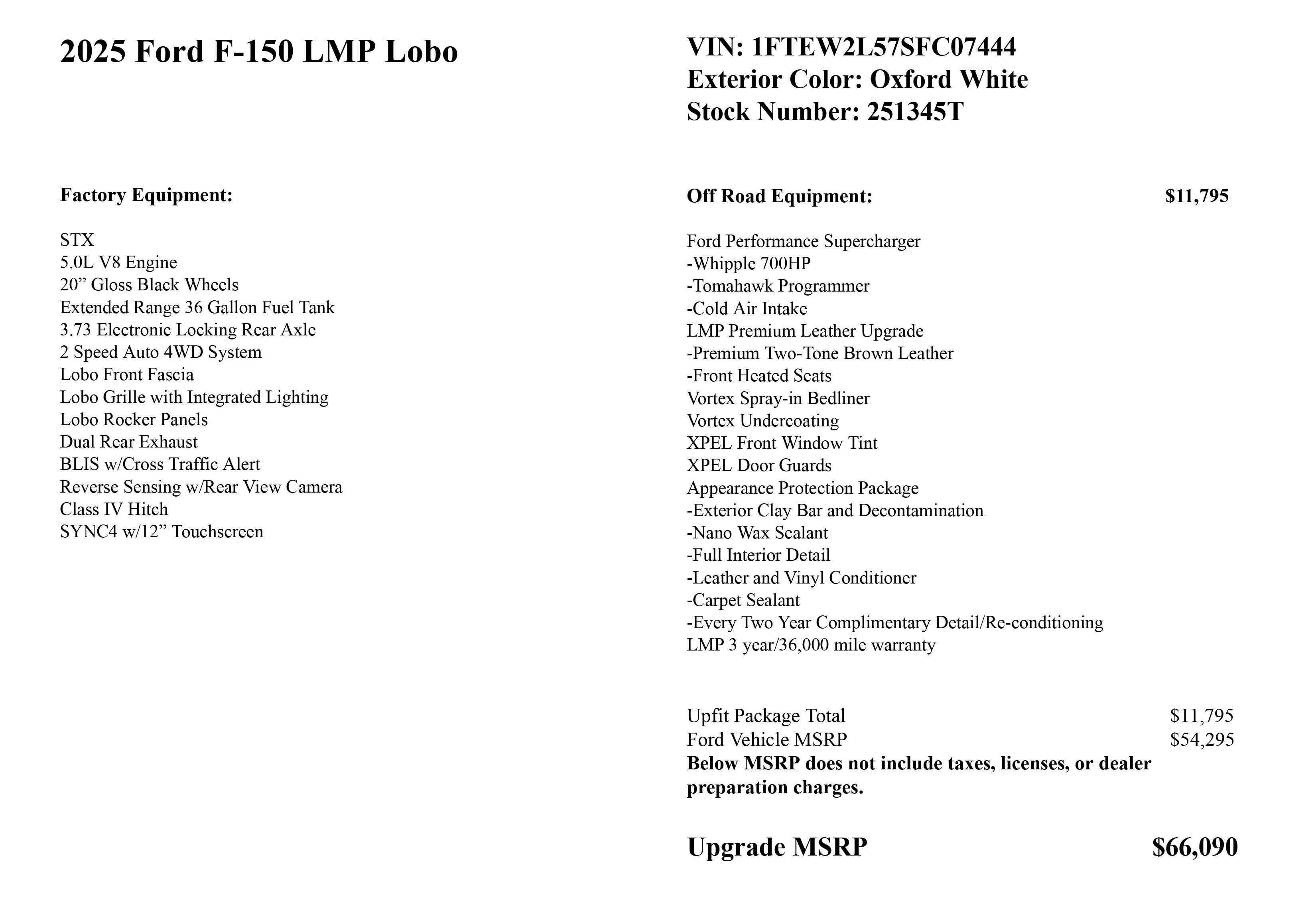 New 2025 Ford F150 STX w/ LOBO Package video 2